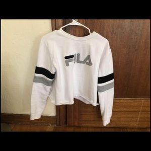 Cropped FILA sweatshirt size S